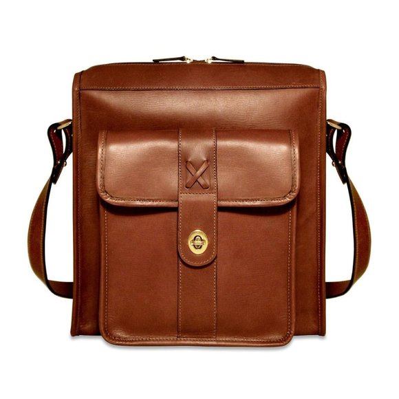 EUC Jack Georges Belmont North/South Messenger Bag #B2524